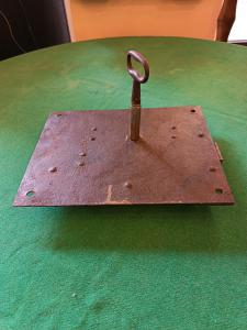 Antique lock with key